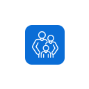 Family and Friends Support Icon